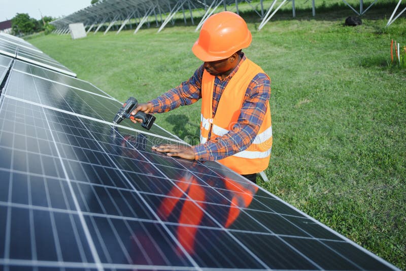 Black renewable energy security professional