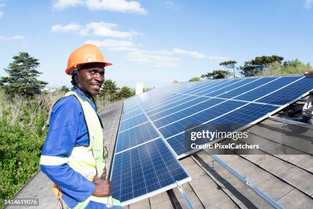 Black renewable energy security professional